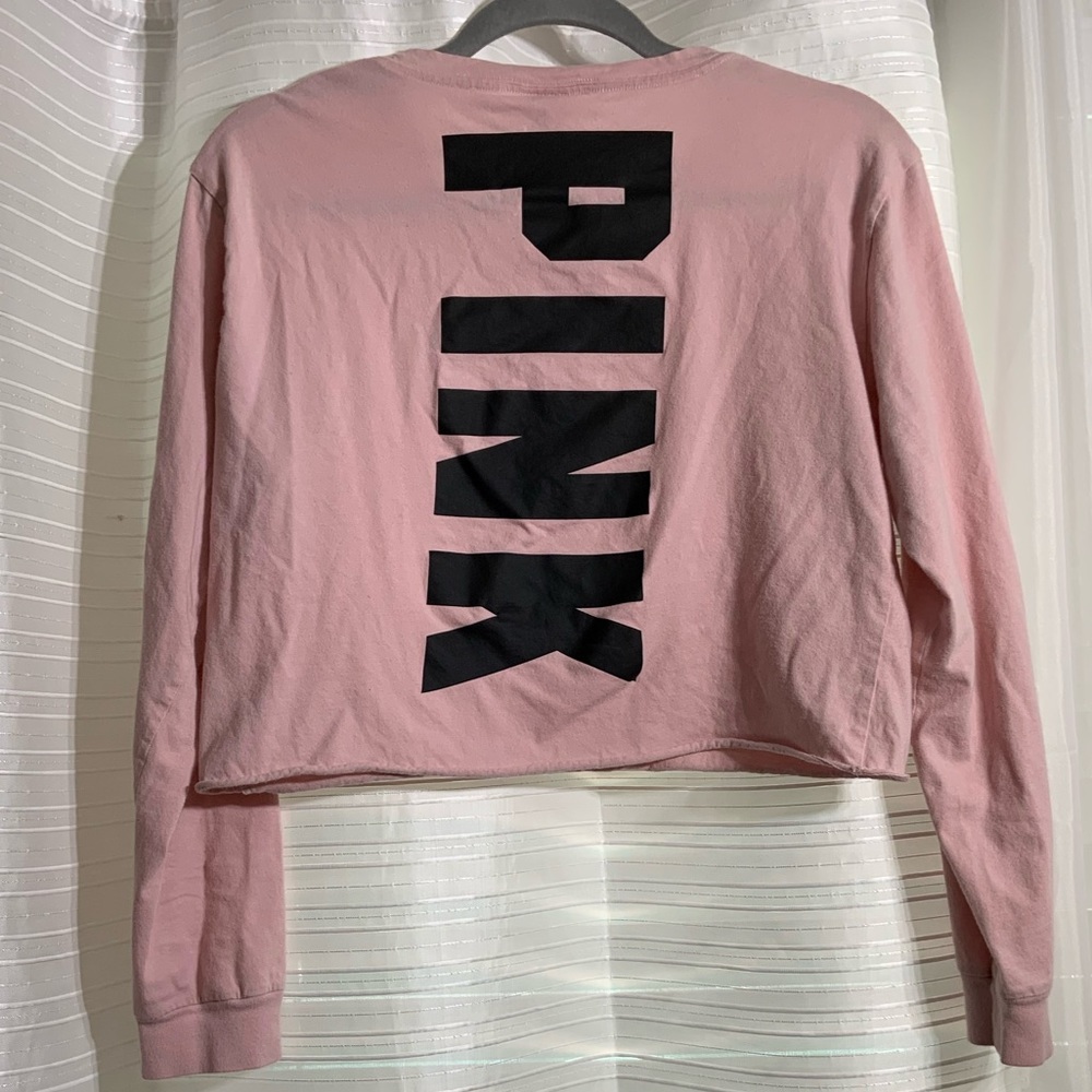 Pink Victoria’s Secret Crop Top